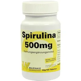 Warnke Vitalstoffe GmbH Spirulina 500 Tabletten
