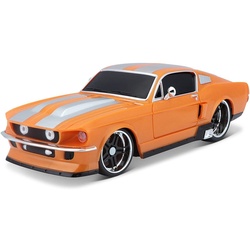 Maisto Tech RC-Auto Ferngesteuertes Auto – Ford Mustang GT ’67 (orange, Maßstab 1:24), detailliertes Modell