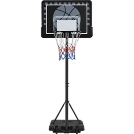 Yaheetech Basketballständer Schwarz 219 - 249 cm