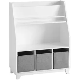 SoBuy Kinderregal KMB34 63 x 80 x 28 cm MDF weiß