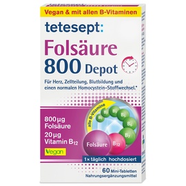 Merz Folsäure 800 Depot Tabletten 60 St.