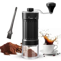 Manuelle Kaffeemühle,manuelle Kaffeemühle mit hochpräzisen Keramik-Kegelmahlwerk,mit 40 einstellbaren Stufen 30g Kapazität,für Aeropress, Espresso, Pour Over, French Press und Moka-Kännchen