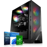 Kiebel Gaming PC Viper V AMD Ryzen 5 5600G, 16GB DDR4, AMD Vega Grafik, 1TB SSD, WLAN, Windows 11