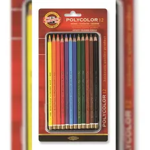Koh-I-Noor Künstlerfarbstifte Polycolor 12 St. mehrfarbig