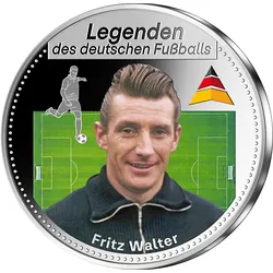 Die Silber-Edition deutscher Fußball-Legenden – Start: "Fritz Walter"