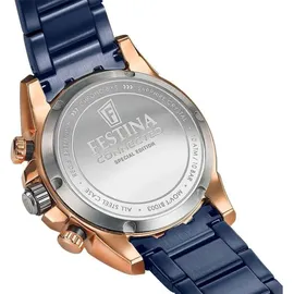 Festina Chrono Bike Connected 45 mm blau/rose