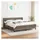 vidaXL Boxspringbett 180 x 200 cm Taupe
