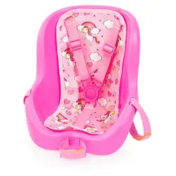 bayer Design Puppen-Fahrradsitz, pink mit Einhorn