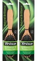 TRISA Natural Brillance Brosse à cheveux en poils de sangliers 2x1 pc(s)
