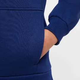 Nike Hoodie Blue Void/Vivid Purple/Metallic Gold 147-158