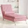 vidaXL Massage-Chaiselongue mit Nackenrolle rosa