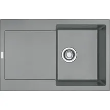 Franke Maris MRG 611 Steingrau + Druckknopfventil