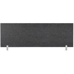 Schreibtisch-Set desktopz Klemme Farbe: anthrazit, Größe: 150x50x1cm