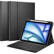 Fintie Tastatur Hülle für iPad Air 11 Zoll M3/M2 (2025/2024), iPad Air 5/4 Generation 10,9" (2022/2020) Schwarz