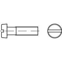 Industrial Quality Supplies ISO 1207 Zylinderkopfschraube M5x60 Messing blank