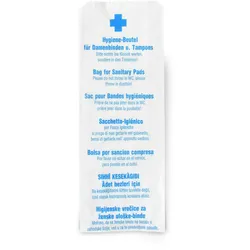 Funny Papier Hygienebeutel, 7-sprachig bedruckt, 1.000 Stück, gefädelt