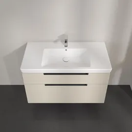 Villeroy & Boch Waschtischunterschrank 2 Auszüge 98,7 x 59 x 44,9 cm Truffle Grey