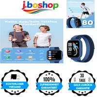 BIGGERFIVE Kinder Smartwatch 1,8 Zoll Fitness Tracker Schrittzähler Pulsmonitor