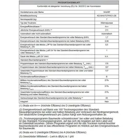 Sharp KD-NHA7S7PW21-DE Wärmepumpentrockner (7 kg)