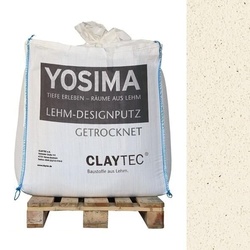 CLAYTEC YOSIMA Lehm-Designputz Edel-Weiss - 500 kg BigBag