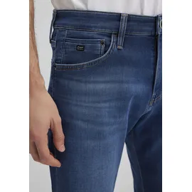 Mavi Röhrenjeans "TIM", Herren, Gr. 31, dunkelblau sporty, 99% Baumwolle, 1% Elastan, normal kurz, Jeans, Denim Shorts