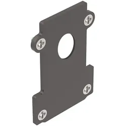 Ideal Lux Endkappe EGO END CAP RECESSED CON FORO, schwarz IDEA-267210