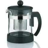 Kela Teekanne mit Siebeinsatz, Teekanne Glas 0,7 l AURON, Glaskanne für losen Tee und Teebeutel, Teebereiter