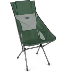 Helinox Campingstuhl Sunset Chair (hohe Rückenlehne, neue verstellbare Kopfstütze) grün/grau