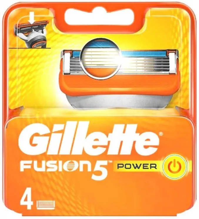 Gillette Fusion Austauschbare Rasierklingen 4 Stück