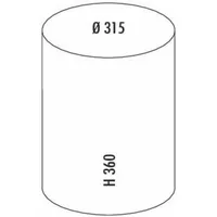 Wesco Rondo 13 l Weiß