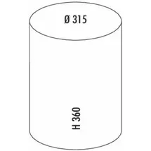 Wesco Rondo 13 l Weiß