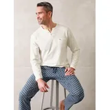 wäschepur Schlafanzug-Shirt Langarm Beige 56/58