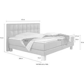 INOSIGN »Tavira« in 4 Breiten, 4 Farben und 3 Matratzenarten, incl. Topper