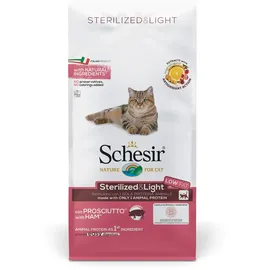 Schesir Sterilized & Light mit Schinken 2 x 10 kg