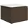 vidaXL Gartenhocker 55 x 55 x 37 cm braun