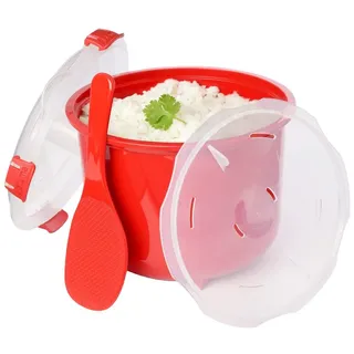Sistema Microwave Reiskocher, 2,6 l, rot/transparent Einheitsgröße Rot
