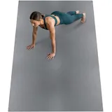NEOLYMP Bodenschutzmatte Fitnessgerät 8mm Dicke – rutschfest – stoßdämpfend, Größe 213 x 152 cm in Grau Grau