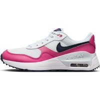 Nike AIR MAX SYSTM (GS) Sneaker White/Obsidian-Fierce PINK-Pure PLA, 38