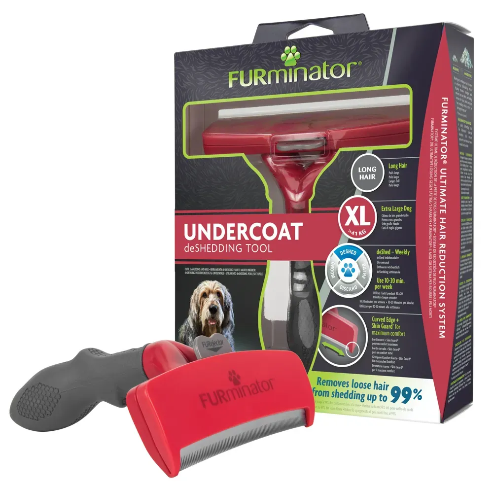 FURminator zum Entfernen der Unterwolle für langhaarige Riesenrassen (XL) (Rabatt für Stammkunden 3%)