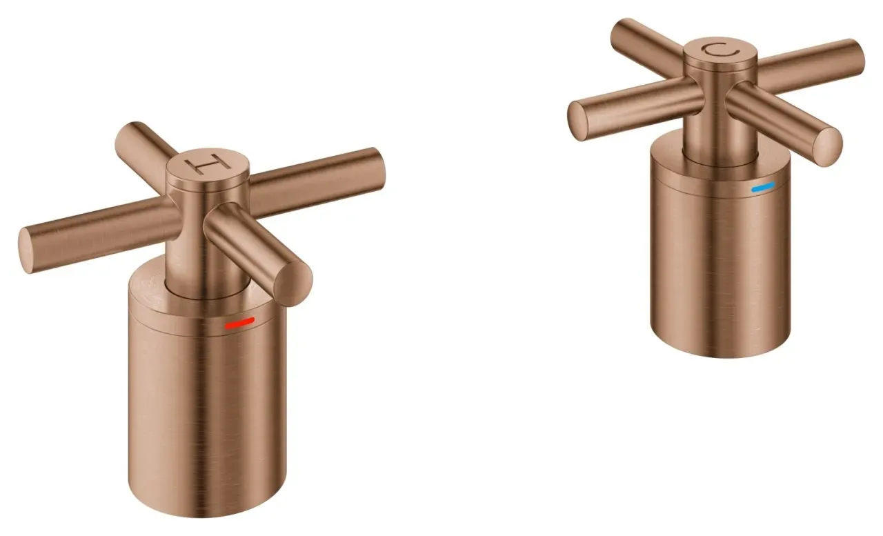 Grohe Kreuzgriffe Atrio 14217 1 Paar warm sunset gebürstet, 14217DL0 14217DL0