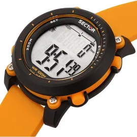 Sector R3251546001 EX-38 Herrenuhr Digitaluhr 45mm 10ATM - Orange