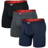 SAXX Underwear Saxx Multi-Sport Mesh x3 vêtement running homme - Noir - S