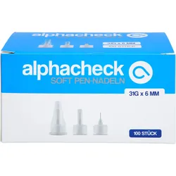 Alphacheck soft Pen-Nadeln 31 Gx6 mm 100 St