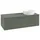 Villeroy & Boch Antao Waschtisch-Unterschrank K34150HL 120x36x50cm, Hahnloch, Waschbeckenplattenfarbe Lack, leaf green matt lacquer
