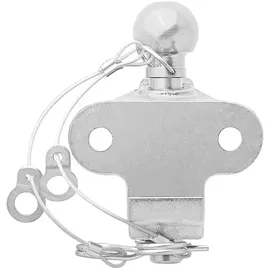 PRO PLUS Anhängerkupplung Silber zweifach Ausführung max. 3,5t D-Wert 17,2kN