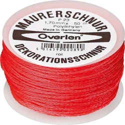 Overmann Maurerschnur PE 1,7mm 50m rot