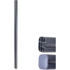 MCW Zaunpfahl 240 x 0 cm Grau/WPC
