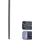 MCW Zaunpfahl 240 x 0 cm Grau/WPC