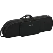 Gewa Posaunenkoffer Symphony für Tenorposaune, Nylongewebe, Fiberglaskern, inkl. Rucksackriemen, individuell einstellbare Innenaustattung, Zubehör- und Notentasche, schwarz