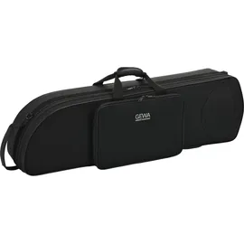 Gewa Posaunenkoffer Symphony für Tenorposaune, Nylongewebe, Fiberglaskern, inkl. Rucksackriemen, individuell einstellbare Innenaustattung, Zubehör- und Notentasche, schwarz